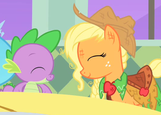 Spike_and_Applejack_giggling_S1E26.png