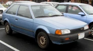 Mazd 323 hatch front