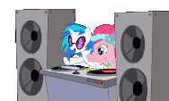Vinyl Scratch and Pinkie Pie Rock Out by TomDanTheRock