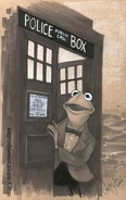 Amy Mebberson 11th Doctor Kermit tardis