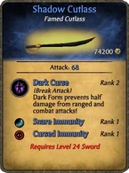 Shadow cutlass card remake