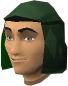 Green d'hide coif chathead old