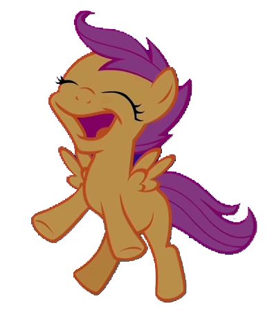FANMADE Jumping Scootaloo