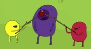 S2e23 eating apple with sticks