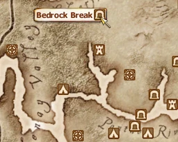Bedrock Break Map