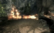 Flames at Bandit