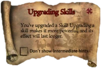 Scroll UpgradingSkills