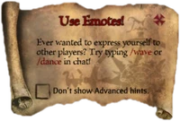 Scroll UseEmotes