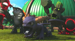 Terrafin, Spyro, and Stump Smash