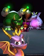 Ripto, Crush, and Gulp