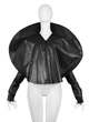 Maison Martin Margiela Spring Summer 2009 Black leather disc jacket