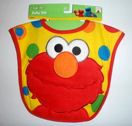Hamco applique knit terrycloth bib elmo