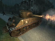 M4 Sherman hedgecutter CoD2