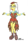 Lisa Goes Gaga Meat Dress