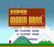 SMB1 SNES Title
