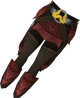 Zamorak chaps detail