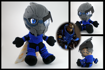 Mass effect garrus plushie by eitanya-d332z4x