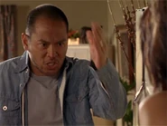 Manny's father upset