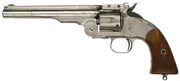 Smith & Wesson Schofield Model 3 with a nickel finish - .45 Schofield