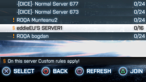 Custom Server symbol