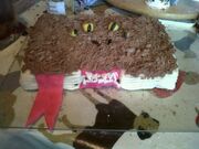 Monster book of monsters cake