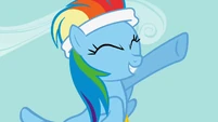 Rainbow Dash cheering for Apple Bloom S01E12