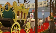 Queen's arrival