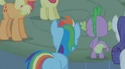 Rainbow Dash no wings S01E09