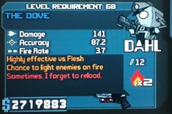 DOVE INCENDIARY X2