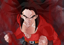 Super Saiyan 4 Trunks by darkhawk5