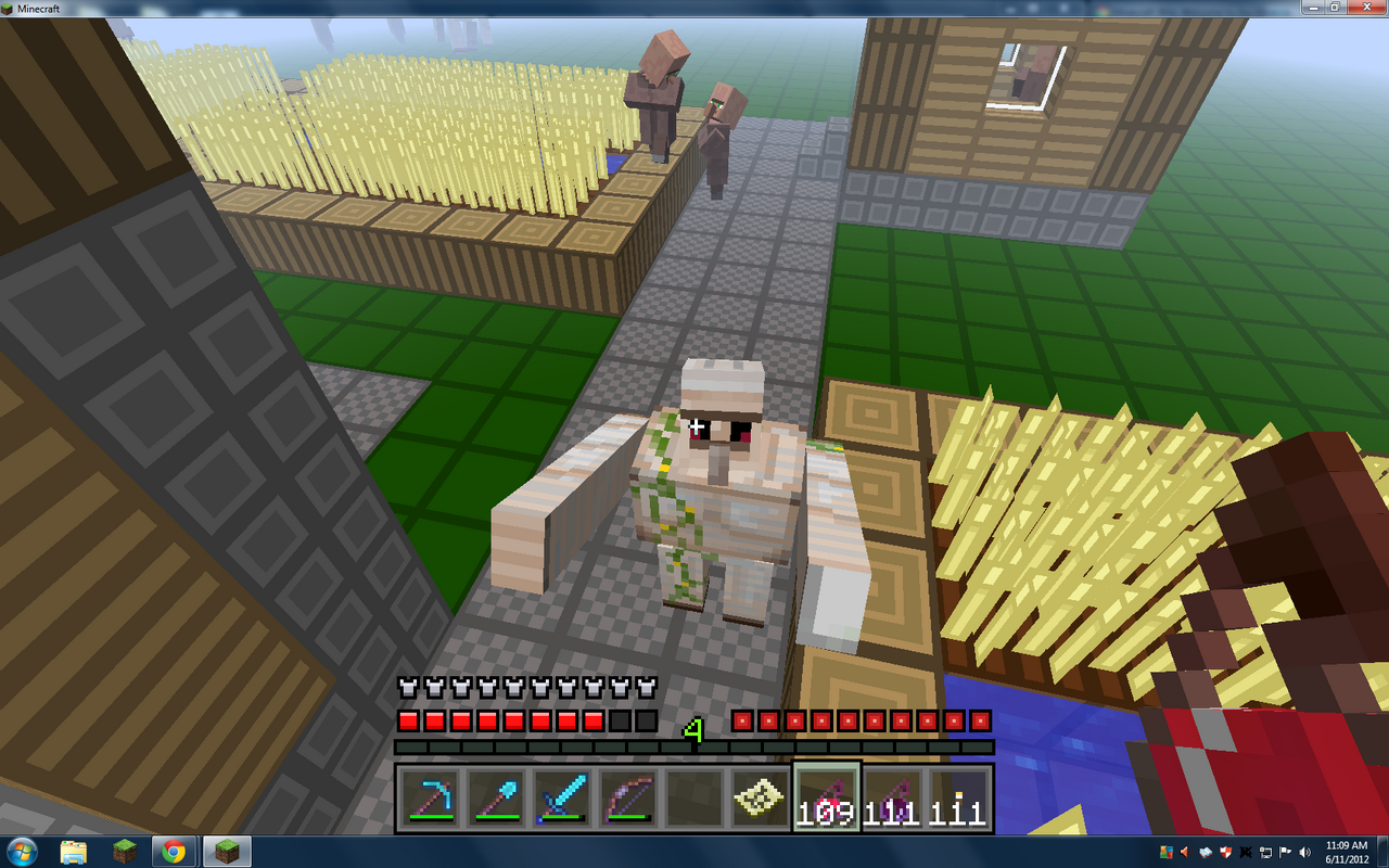Image Iron golem attacking.png Minecraft Wiki