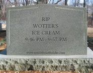 Wotter's ice cream