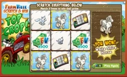 Scratch & Win White Shire Horse