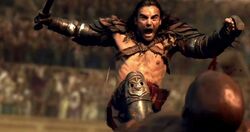 !!!Dustin-Clare-as-Gannicus-SpartacusVengeance-Libertus
