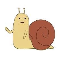 Snail waving