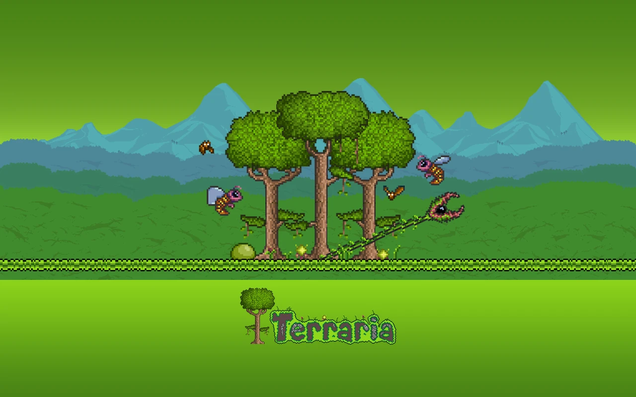 Image Tiamou Terraria Fan Art Jungle Biome Wallpaper.jpg Terraria Wiki