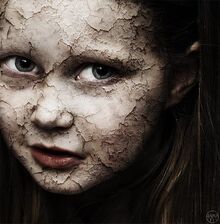 Creepy girl before