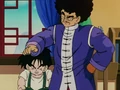 Mr.Shu making fun of Gohan's father