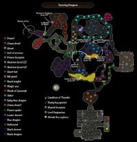 Taverley Dungeon map