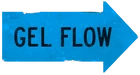 Gel flow blue