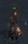 Burning Oil Rig