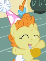 Pumpkin Cake party hat S2E13