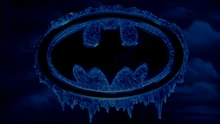 Frozen Batman Logo