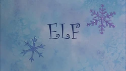Elf (2003) Title Card