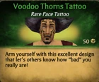 Voodoo Thorns Tattoo clearer