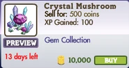 Crystal Mushroom Market Info (June 2012)
