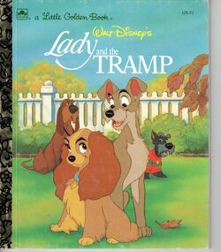 Lady and the Tramp Little Golden Book