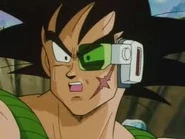 Bardock asustado en la pelicula