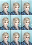 DW6E Female Face Parts