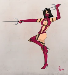 Mileena sexy pose by utopian56-d4jmu83